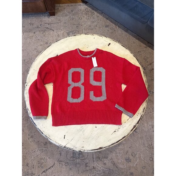 Anthropologie Porridge Women's Pullover Red Sweater 89 Size Small NWT ($128) - Picture 1 of 7